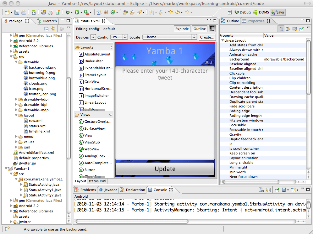 Eclipse Graphical Layout Editor