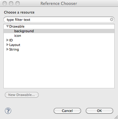 Reference Chooser