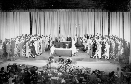 Some forty German rocket team members plus their families—including Wernher and Maria von ...