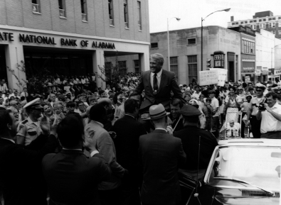 Von Braun experiences another sort of liftoff—an impromptu hero’s ride on the shoulders of local public officials ...