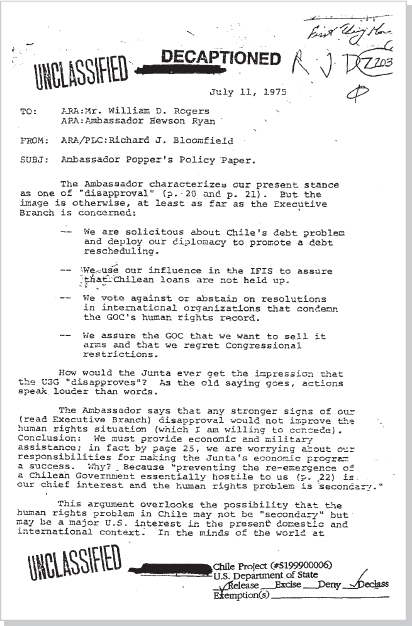 DOCUMENT 13. Department of State, Memorandum, “Ambassador Popper’s Policy Paper,” July 11, 1975.