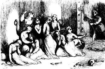 [Illustration: Jack releaseth the captive Ladies]