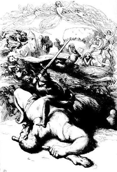 [Illustration: Destruction of Galligantus]