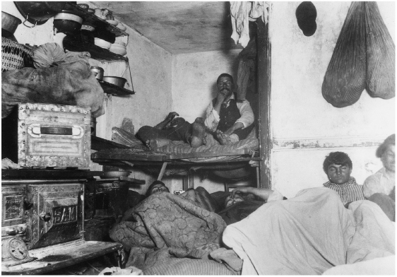 2.7 Jacob August Riis, Lodgers in a Crowded Tenement – ‘five cents a spot’, 1880s