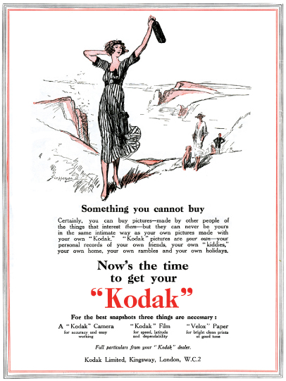 3.14 Kodak advertisement, 1926