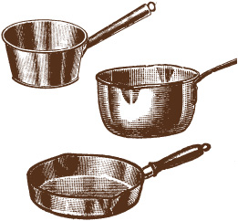 pots and pans