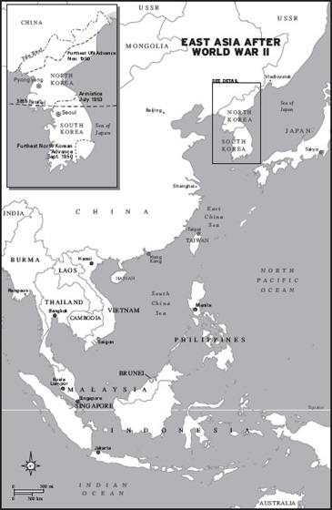 The establishment of the People’s Republic of China in 1949 created a major change in power relations in East Asia.