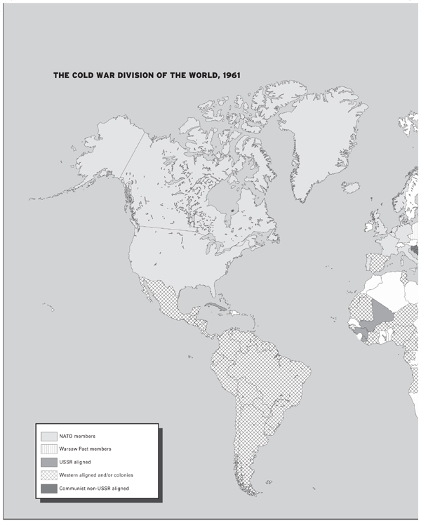 With the decolonization of Europe’s former empires, the Cold War spread from Europe to large parts of the globe.