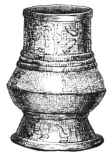 Fig. 402.—Vase found in a Mound at Gueguetenango, Guatemala.