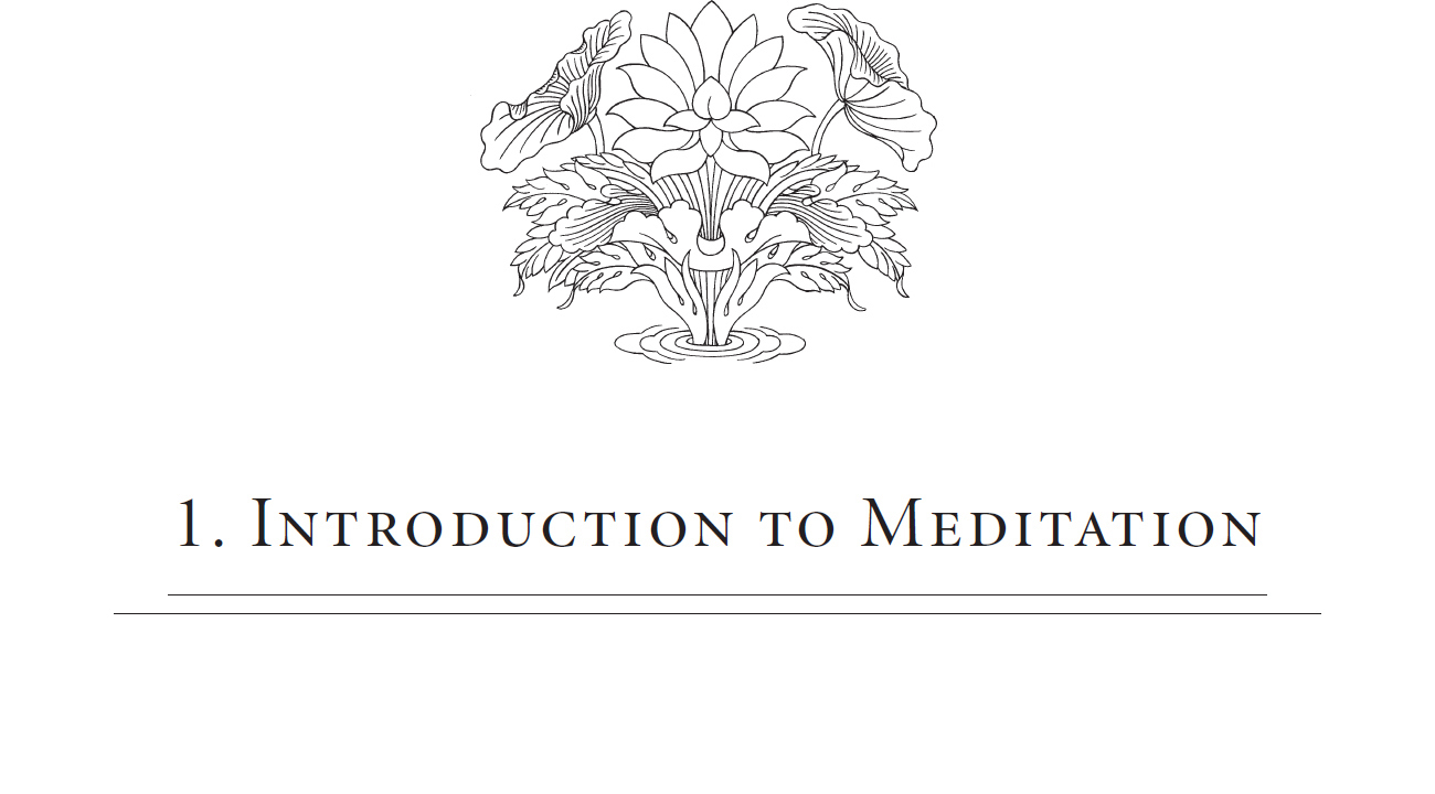 1. Introduction to Meditation