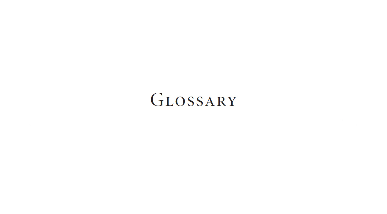 Glossary