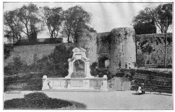 Present fortifications of the Roman encampment at Boulogne