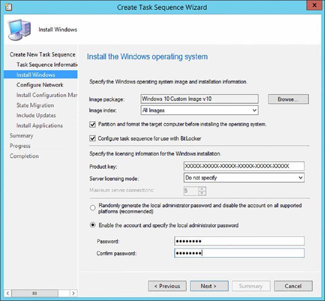 Screenshot of a dialog box shows Install Windows page, displaying installation of Windows operating system.