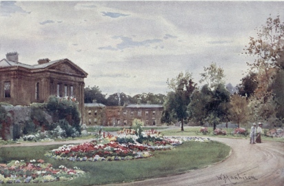 DOWNING COLLEGE FROM THE ENTRANCE IN REGENT STREET These buildings are in the classical style and are all nineteenth-century work.