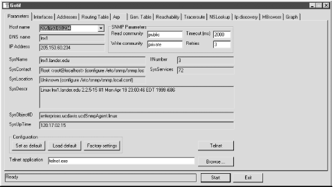 getif Parameters tab