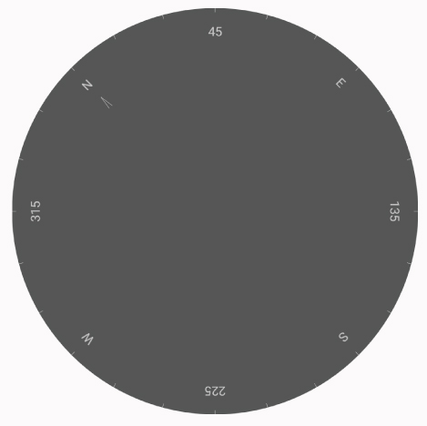 Illustration of a traditional compass rose.