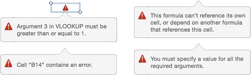 _**Figure 103:** Click the error symbol to see an error report._