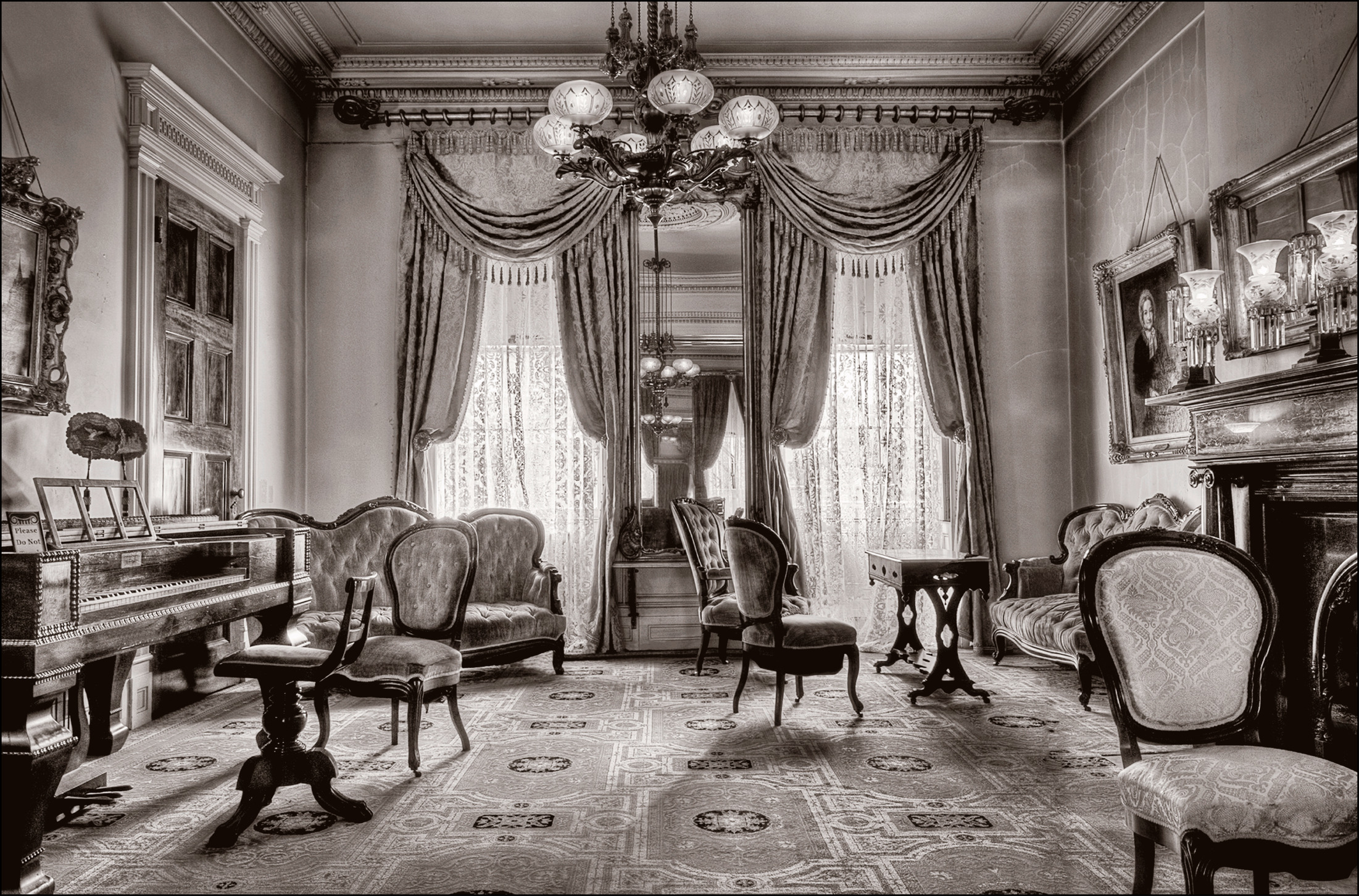 The front parlor at the Merchant’s House Museum