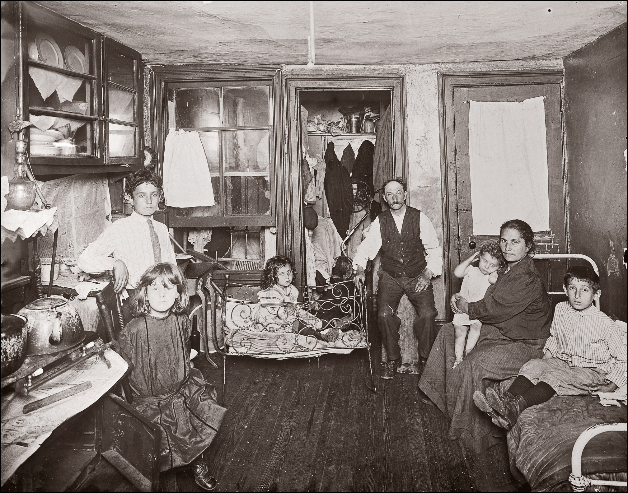 Family room in a tenement