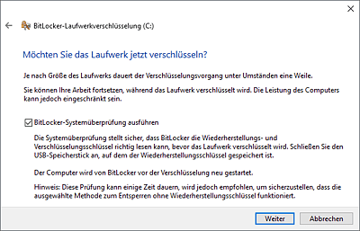 BitLocker aktivieren   