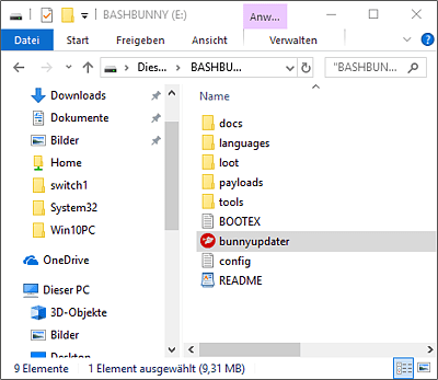 Den »Bunny Updater« mit Windows 10 verwenden    