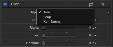 Applying a Fade In/Fade Out and Grow/Shrink behavior to a still