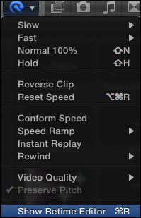 Creating constant and variable speed changes