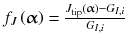 
$$ {f}_J\left(\boldsymbol{\upalpha} \right)=\frac{J_{\mathrm{tip}}\left(\boldsymbol{\upalpha} \right)-{G}_{I,i}}{G_{I,i}} $$
