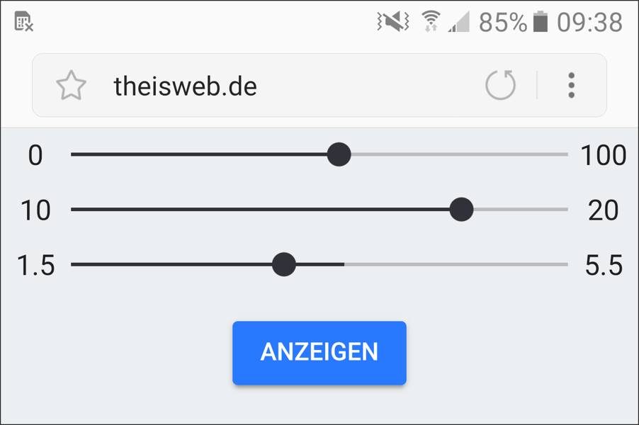 Auswahl aus Zahlenbereich