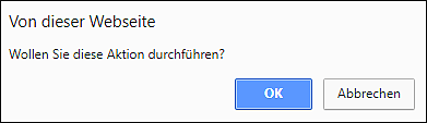 Bestätigung mit »confirm()«