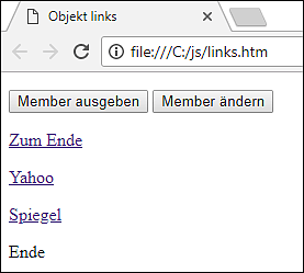 Dokument mit Hyperlinks