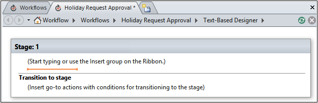 A screenshot of the Holiday Request Approval tab.