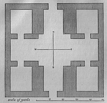 Ground-plan of possible old church