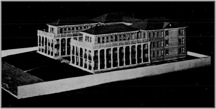 Model Of America's First Hospital For Seashore Fresh-air Treatment of Nonpulmonary Tuberculosis in Children