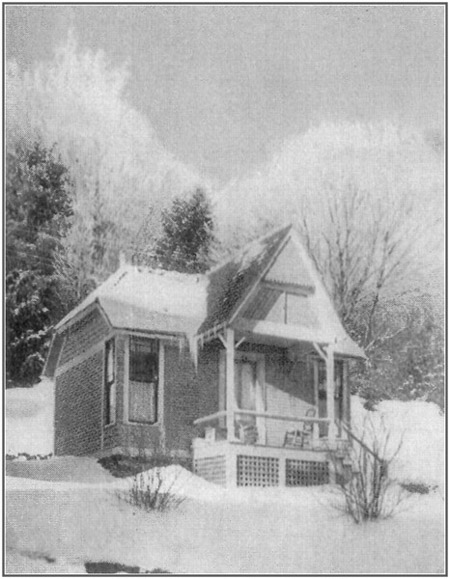 Dr. Trudeau's "Little Red Cottage" at Saranac--birthplace of Out-of-door Treatment in America