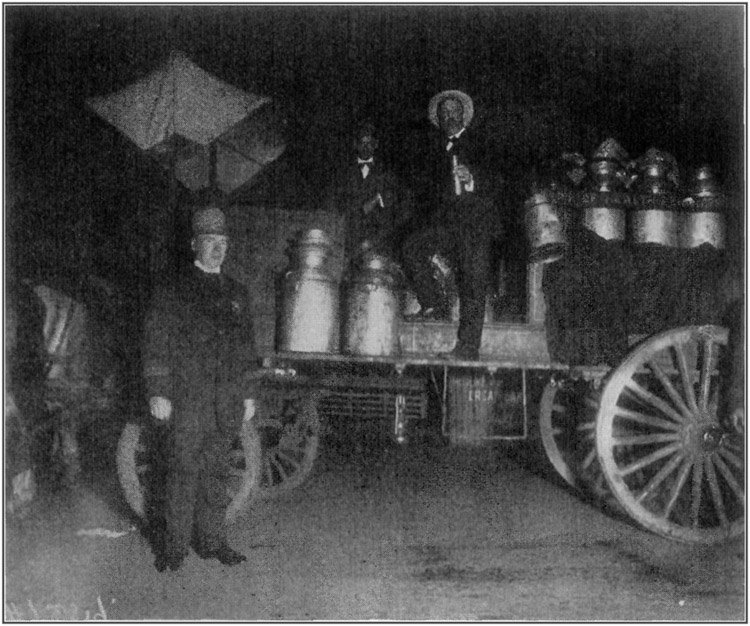 Night Inspection Of Country Milk Upon Arrival In New York City