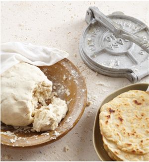 Making tortillas