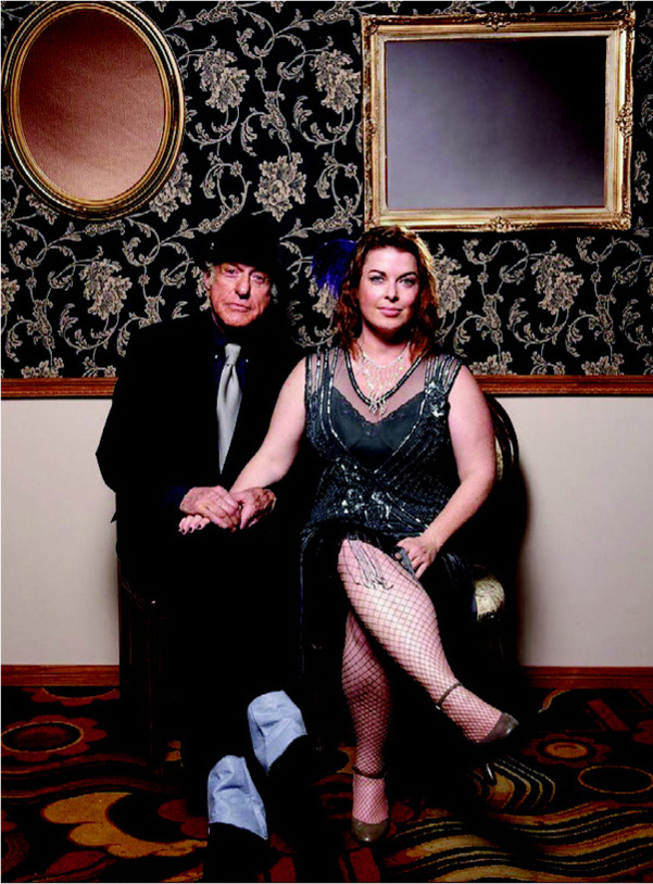 American Gothic: at a friend’s 1920s-themed wedding on the Queen Mary. It was our first public outing together. Photograph by Oh! Snap Studios