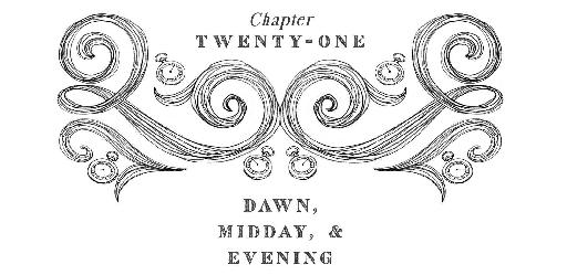 Chapter Twenty-One Dawn, Midday, & Evening