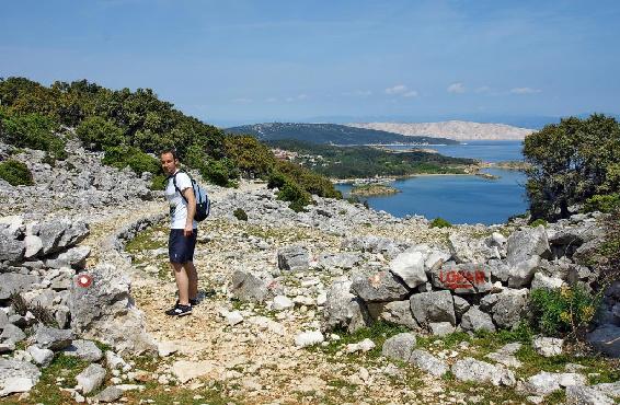 Premužićeva staza (Geopfad 1, Rab–Lopar) – herrlicher Weitblick auf Lopar