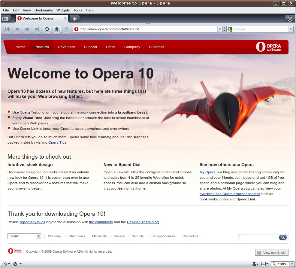 The Opera browser is a good alternative to Firefox