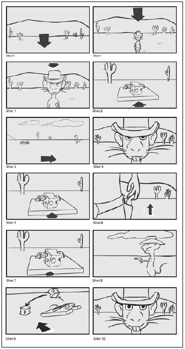 Making a storyboard