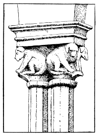 CAPITAL IN THE FRANCISCAN CLOISTER