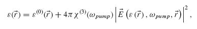 Numbered Display Equation