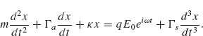 Numbered Display Equation