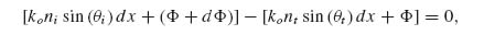 Numbered Display Equation