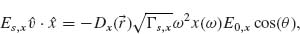 Numbered Display Equation