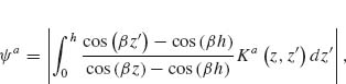 Numbered Display Equation