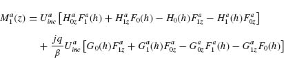 Numbered Display Equation